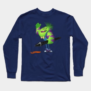 "Ike" The Brush Monster 02 Long Sleeve T-Shirt